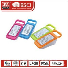 Plastic grater with container,cheese grater